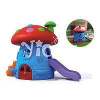 Classic style lovely chromatic mushroom Slide child playhouse on sale