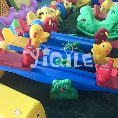 Blowing technology colorful animal modeling plastic  seesaw seat on sale