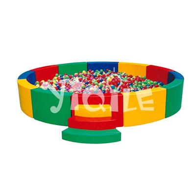 Kindergarten and preschool round colorized soft play ball pool for kids